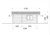 Gartenhaus Nele, 6x6m, 36m² – Bild 4