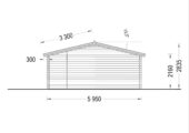 Blockbohlenhaus BASEL 6x6 m, 36 m² – Bild 7