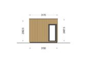 Gartenhaus PREMIUM 5x3 m, 15 m² Isoliert – Bild 11