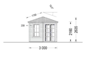 Gartenhaus KILIAN, 5x3m, 15m² – Bild 9