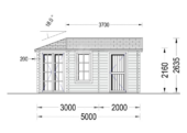 Gartenhaus KILIAN, 5x3m, 15m² – Bild 5