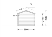 Gartenhaus KILIAN, 5x3m, 15m² – Bild 7