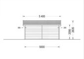 Gartenhaus ROLAND 5x5 m, 25 m² – Bild 9
