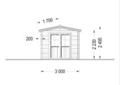Gartenhaus STRAUBING, 3x6m, 18m² – Bild 9