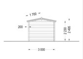 Gartenhaus STRAUBING, 3x6m, 18m² – Bild 7