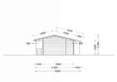 Blockbohlenhaus TRAUNSEE (44 mm) · 50 m² – Bild 8