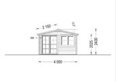 Gartenhaus WIEN 4x3m, 25m² – Bild 7
