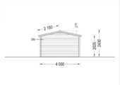 Gartenhaus WIEN 4x3m, 25m² – Bild 9