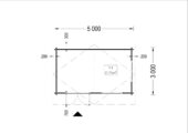 Gartenhaus WIEN 5x3 m, 15 m² – Bild 9