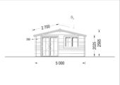 Gartenhaus WIEN 5x3 m, 15 m² – Bild 5