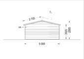 Gartenhaus WIEN 5x3 m, 15 m² – Bild 7