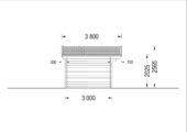 Gartenhaus WIEN 5x3 m, 15 m² – Bild 8