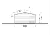 Premium Gartenhaus WIEN, 5x5 m, 25 m² – Bild 7
