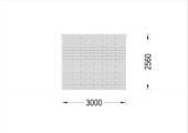 Gartenhaus BRITA 3x3m, 9m² – Bild 5