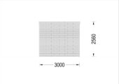 Gartenhaus BRITA 3x3m, 9m² – Bild 7
