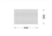 Gartenhaus BRITA 3x4 m, 12 m² – Bild 7