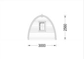 Gartenhaus BRITA 3x4 m, 12 m² – Bild 8