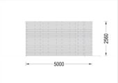Gartenhaus BRITA 3x5 m, 15 m² – Bild 4