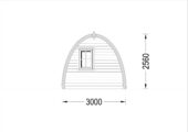 Gartenhaus BRITA 3x6 m, 18 m² – Bild 8