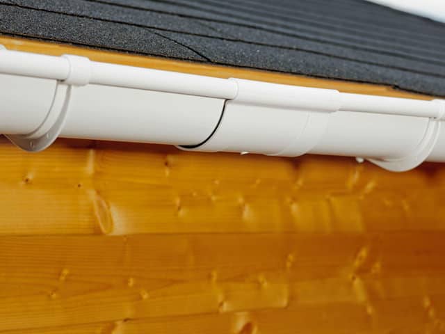 PVC Dachrinnen für Satteldach bis 4,5 m