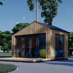 Premium Gartenhaus Antonia (34 mm + Holzverschalung), 4x3 m, 12 m²