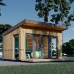 Gartenhaus EVELIN (34 mm + Holzverschalung), 4x3 m, 12 m²