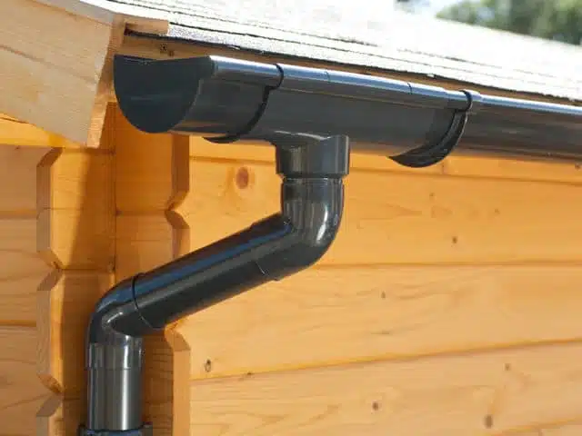 PVC Dachrinnen für Satteldach bis 4,5 m